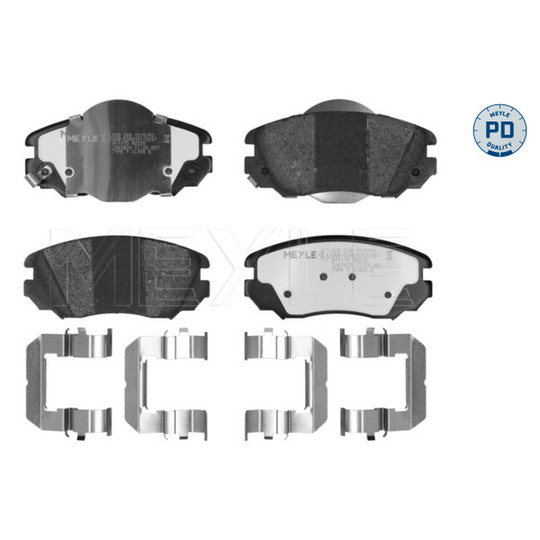 025 244 1519/PD - Brake Pad Set, disc brake 