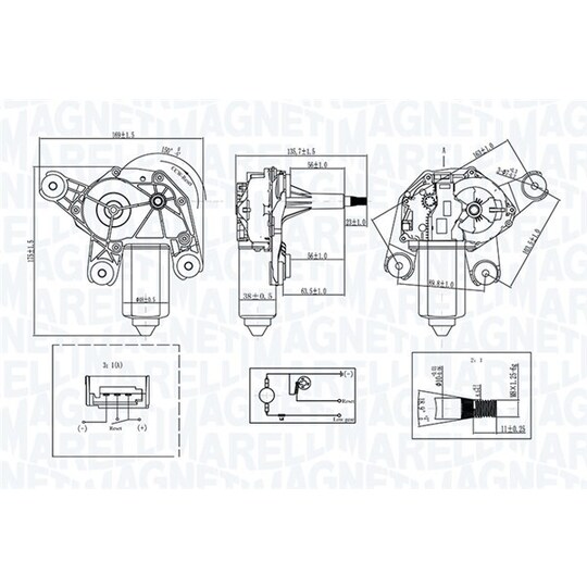 064071100010 - Wiper Motor 