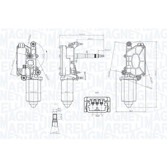 064070500010 - Wiper Motor 