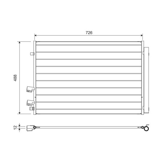 822729 - Condenser, air conditioning 