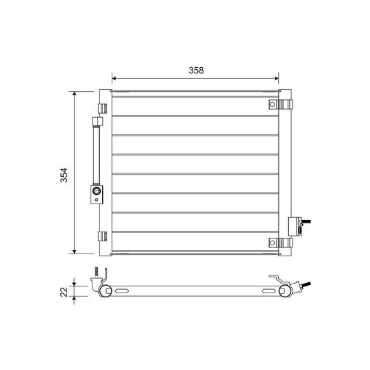 822759 - Condenser, air conditioning 