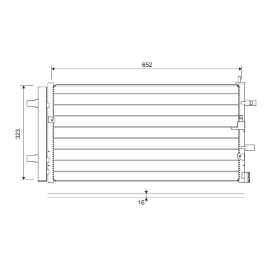 822761 - Condenser, air conditioning 