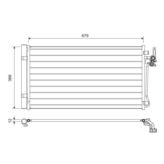 822731 - Condenser, air conditioning 