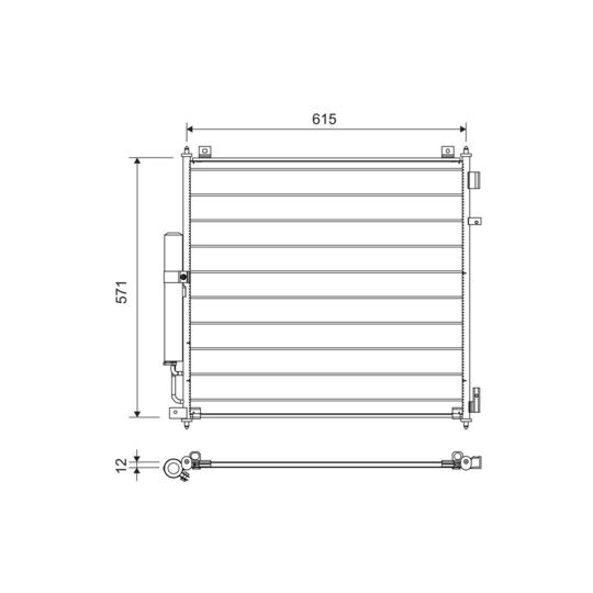 822721 - Condenser, air conditioning 