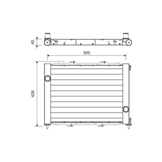 822710 - Condenser, air conditioning 