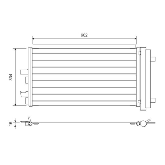 822752 - Condenser, air conditioning 