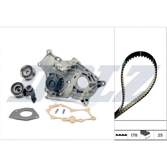 KD182 - Water Pump & Timing Belt Set 