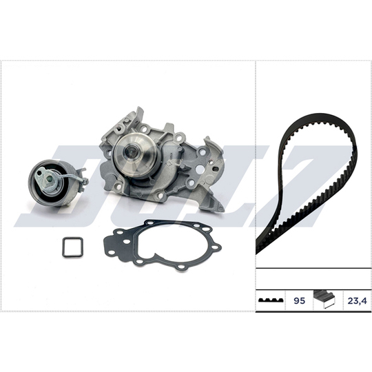 KD229 - Water Pump & Timing Belt Set 