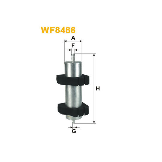 WF8486 - Polttoainesuodatin 