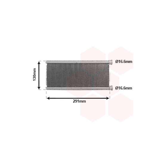 09016702 - Heat Exchanger, interior heating 