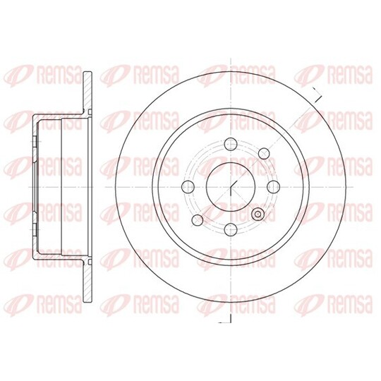 6454.00 - Brake Disc 