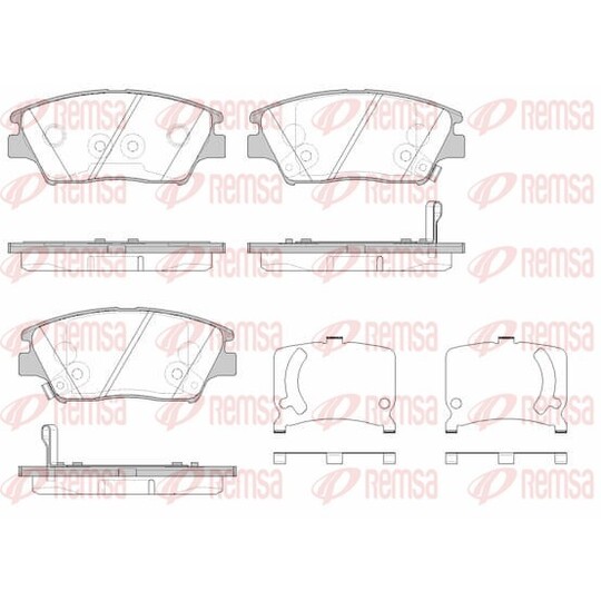 1824.02 - Brake Pad Set, disc brake 