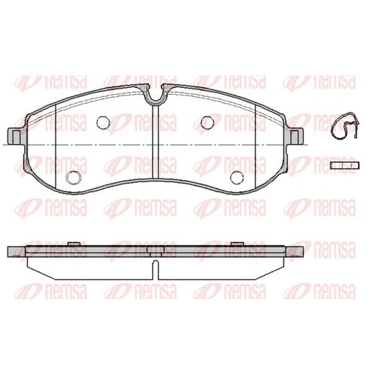 1856.00 - Brake Pad Set, disc brake 