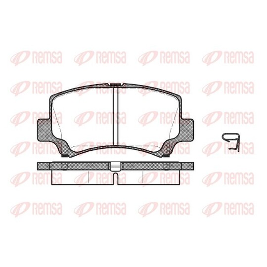 0710.02 - Brake Pad Set, disc brake 