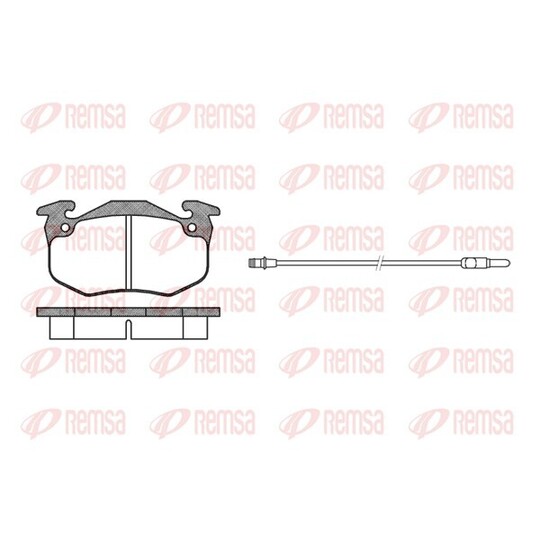 0144.12 - Brake Pad Set, disc brake 