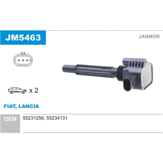 JM5463 - Ignition coil 