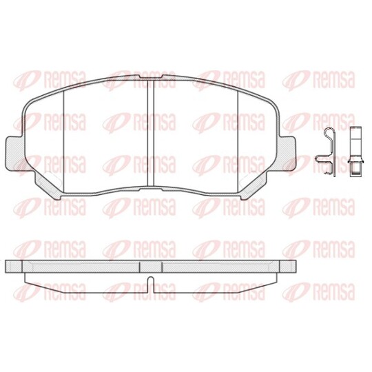 1513.02 - Brake Pad Set, disc brake 