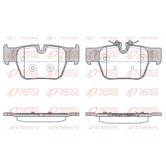 1868.00 - Brake Pad Set, disc brake 