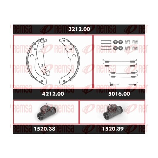 SPK 3212.00 - Brake Kit, drum brake 