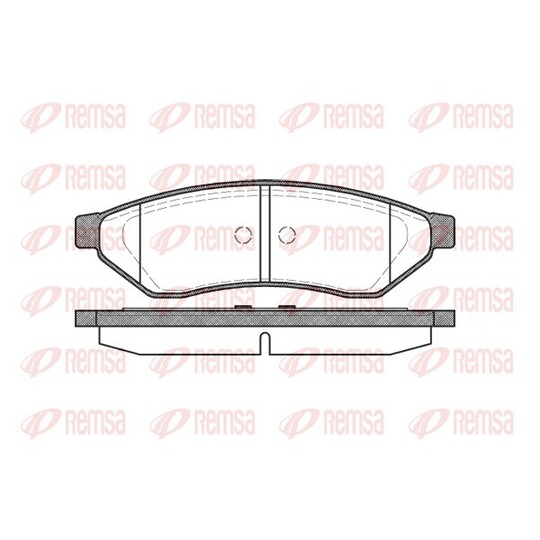 1049.00 - Brake Pad Set, disc brake 