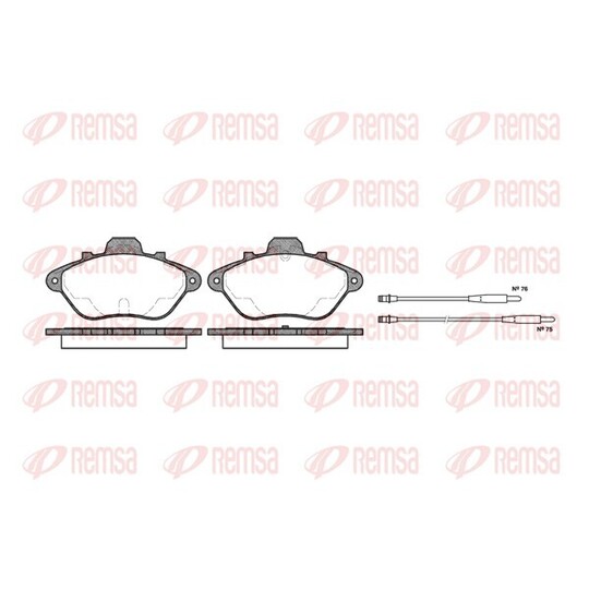 0310.14 - Brake Pad Set, disc brake 