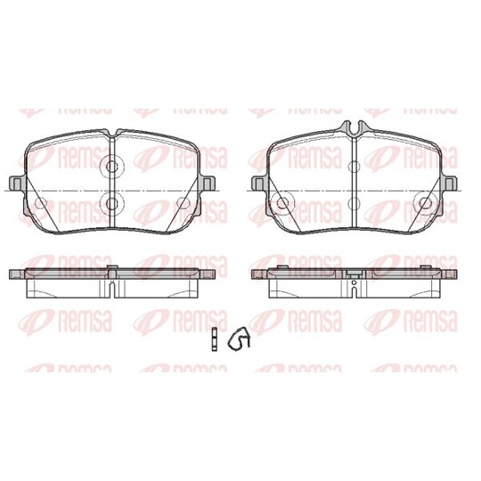 1835.00 - Brake Pad Set, disc brake 