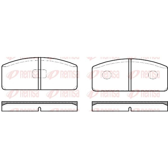 0020.30 - Brake Pad Set, disc brake 