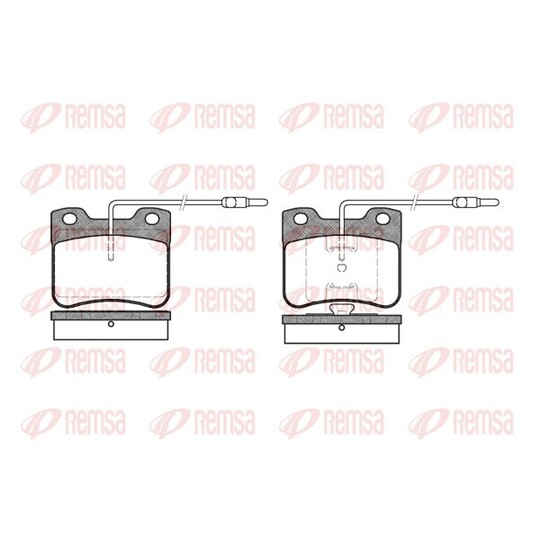 0247.04 - Brake Pad Set, disc brake 