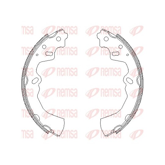 4362.00 - Brake Shoe 