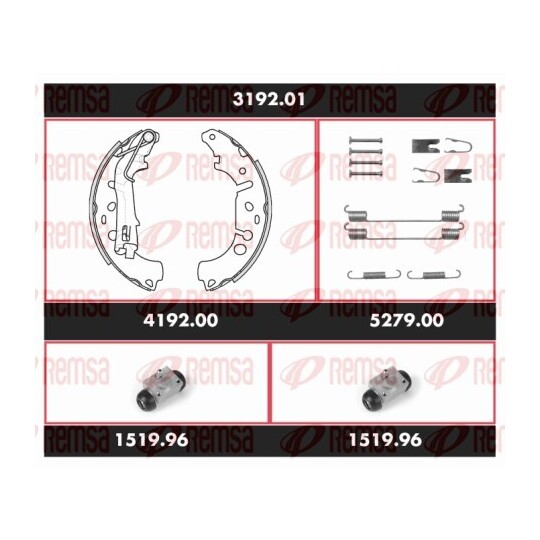 3192.01 - Brake Kit, drum brake 