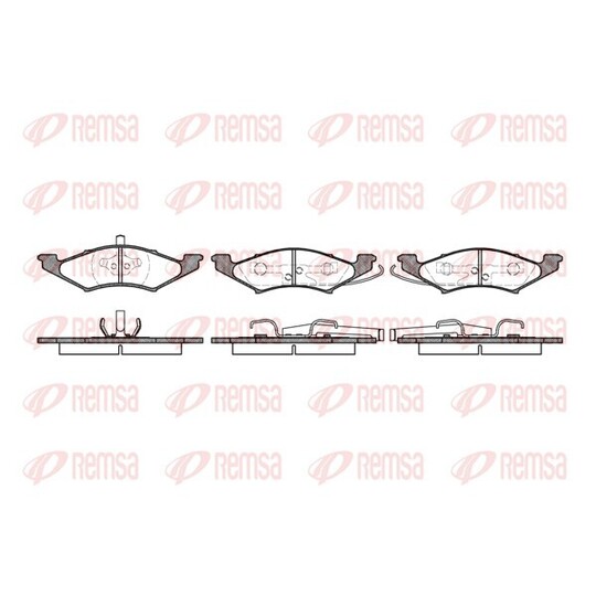 0299.10 - Brake Pad Set, disc brake 