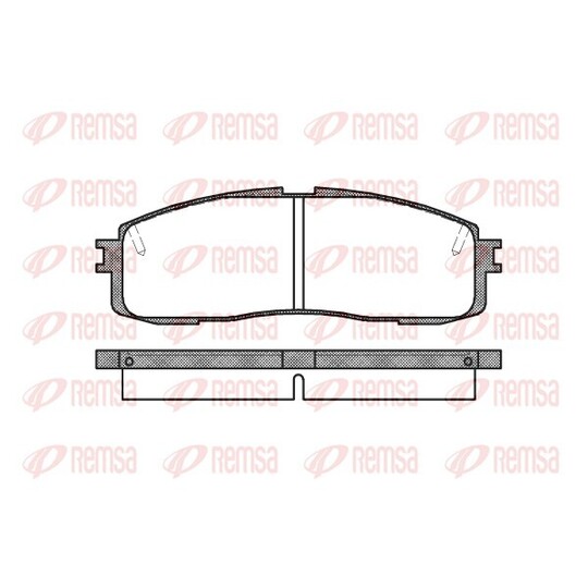 0199.10 - Brake Pad Set, disc brake 