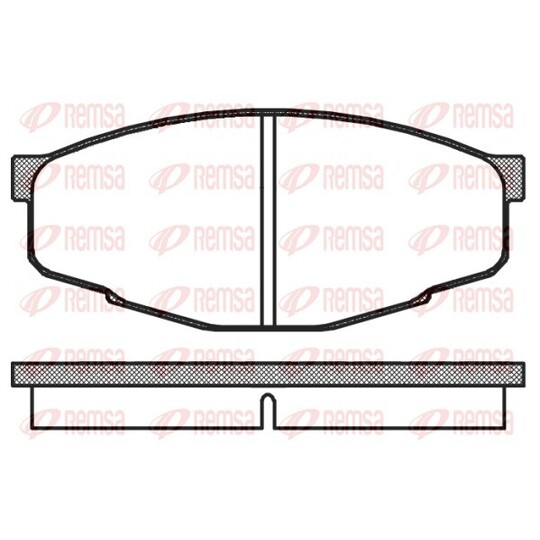 0133.10 - Brake Pad Set, disc brake 