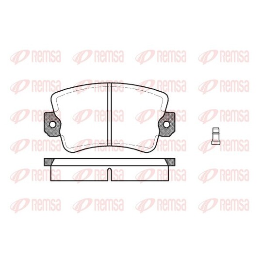 0061.02 - Brake Pad Set, disc brake 