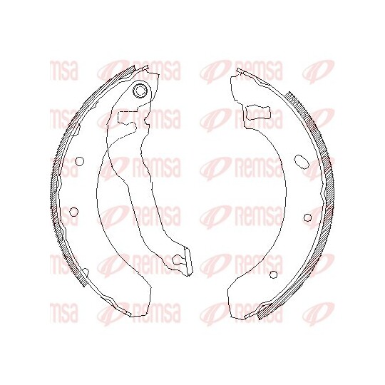 4395.00 - Brake Shoe 