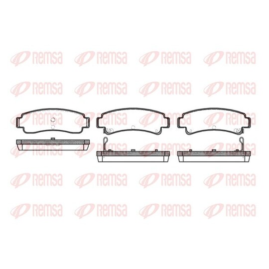 0302.02 - Brake Pad Set, disc brake 