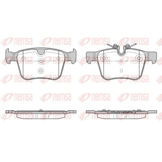 1516.45 - Brake Pad Set, disc brake 