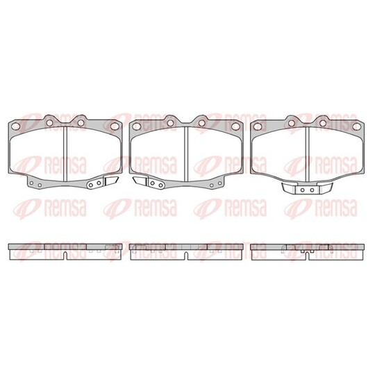 0430.04 - Brake Pad Set, disc brake 