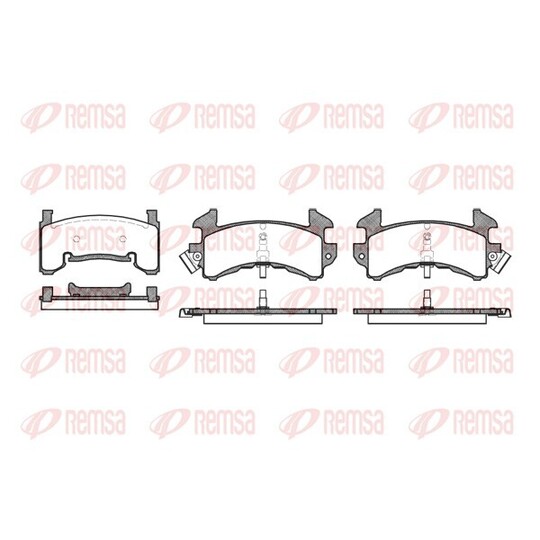 0515.00 - Brake Pad Set, disc brake 