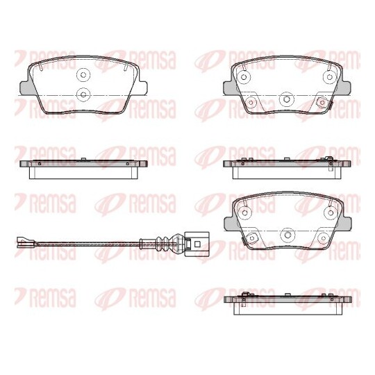 1901.02 - Brake Pad Set, disc brake 