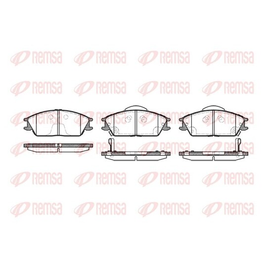 0224.22 - Brake Pad Set, disc brake 