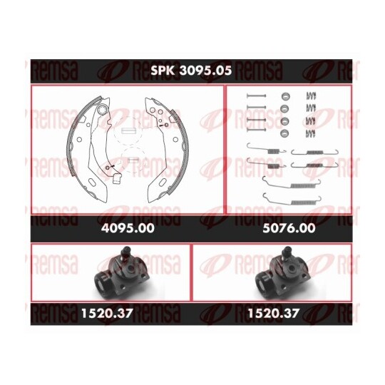 SPK 3095.05 - Brake Kit, drum brake 