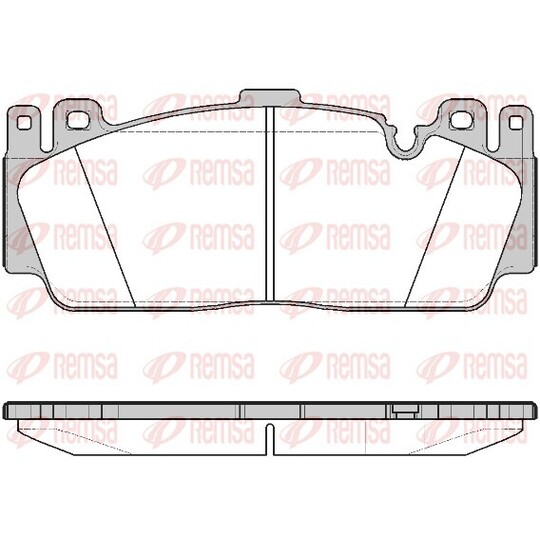 1543.00 - Brake Pad Set, disc brake 