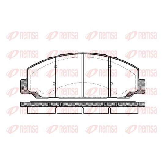 0764.00 - Brake Pad Set, disc brake 