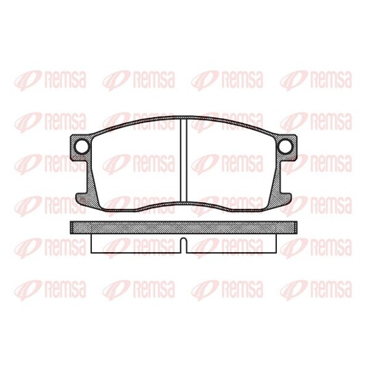 0110.00 - Brake Pad Set, disc brake 