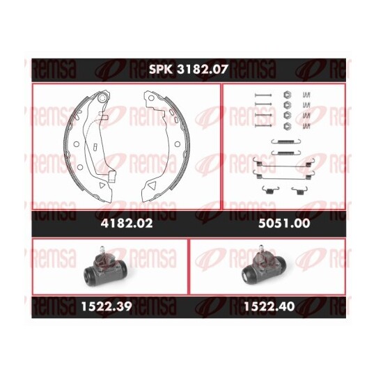 SPK 3182.07 - Brake Kit, drum brake 