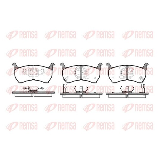 0164.02 - Brake Pad Set, disc brake 