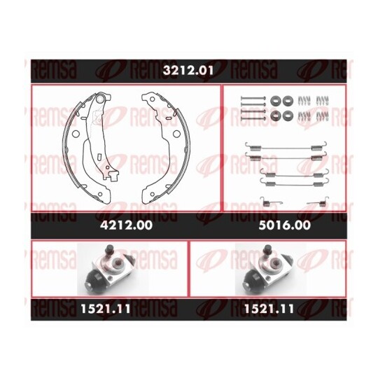 SPK 3212.01 - Brake Kit, drum brake 