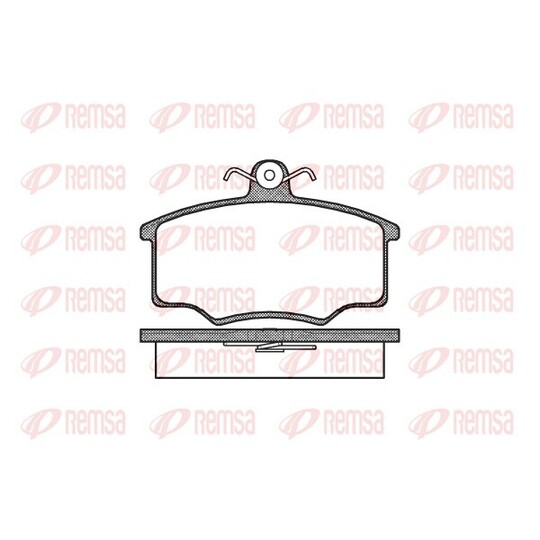 0046.00 - Brake Pad Set, disc brake 