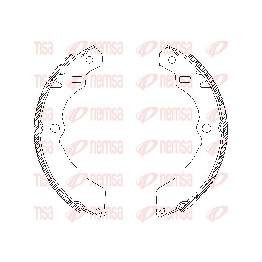 4196.00 - Brake Shoe 